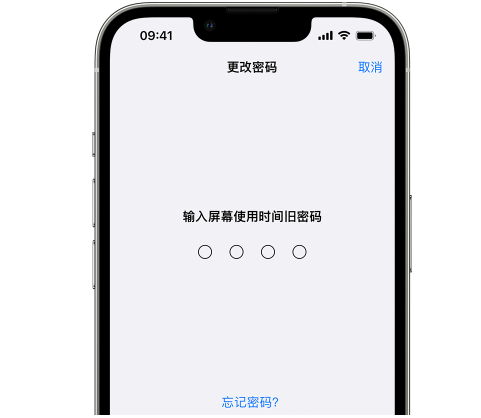 渭滨iPhone屏幕维修分享iPhone屏幕使用时间密码忘记了怎么办 