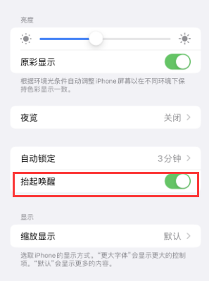 渭滨苹果授权维修站分享iPhone轻点无法唤醒怎么办