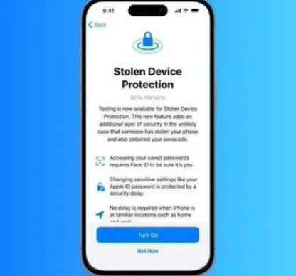渭滨苹果授权维修店分享被盗设备保护功能开启方法 