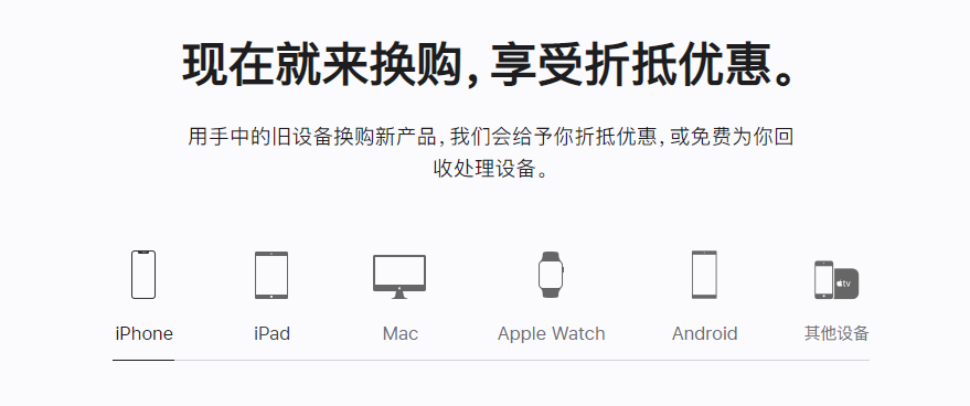 渭滨苹果手机维修分享iPhone以旧换新的去处 